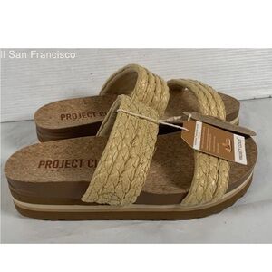 Project Cloud Women’s Size 6 Memory Foam Sandals NWT.